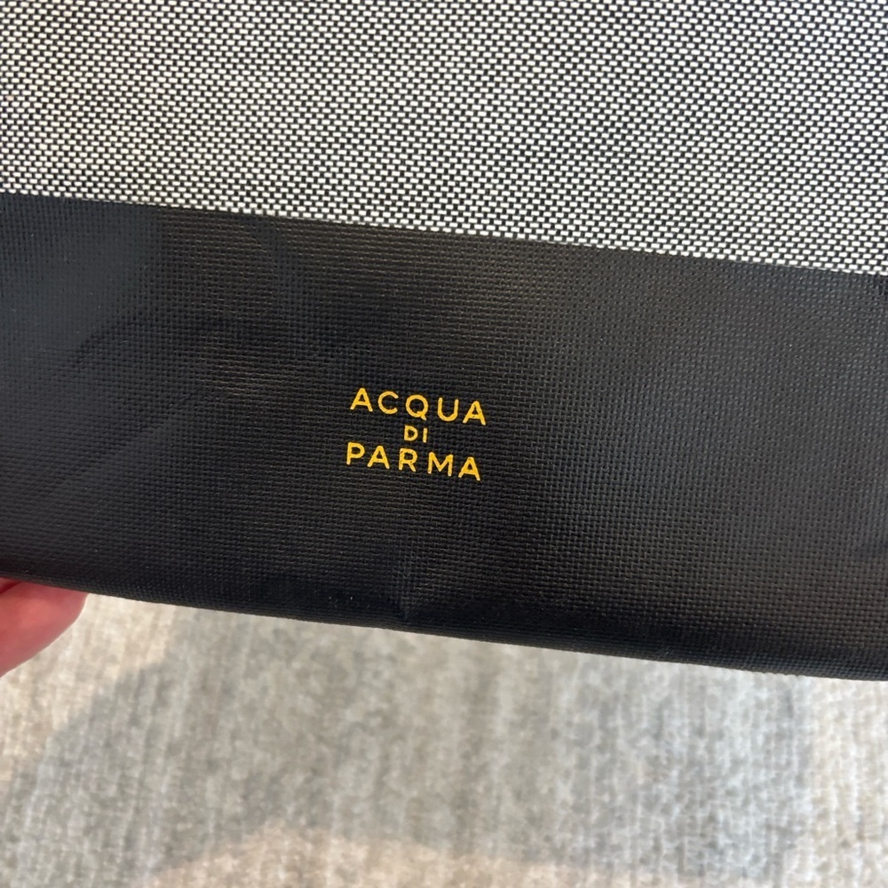 ACQUA DI PARMA travel bags SET of TWO cosmetic bags makeup case travel accessory - Picture 3 of 14